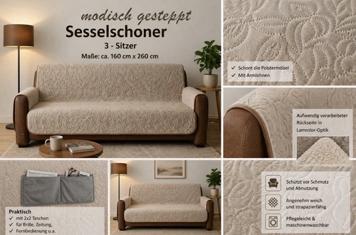 Sweet home sesselschoner 3er - home,