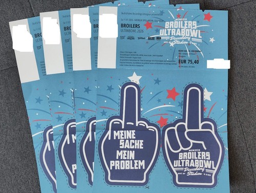 Tickets broilers in - 2,