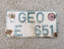 Altes Kfz-Kennzeichen