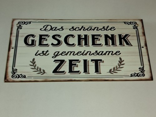 Holzschild mit spruch - mit,