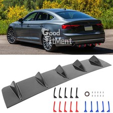 Für Audi A5 S5 RS5 Kohlefaser Heckstoßstange Heck Spoiler Splitter Heckdiffusor