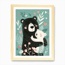 Schwarzbär und jungtier - schwarzbär, 2