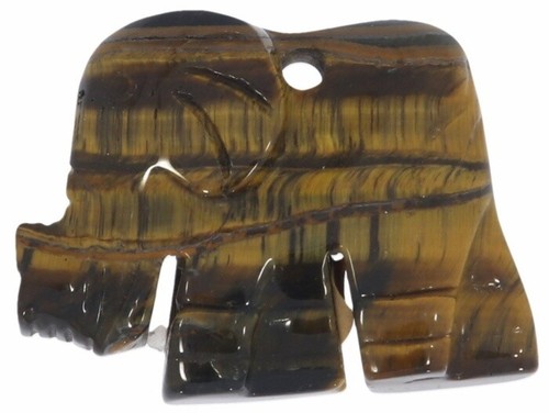 Tigerauge elefant anhänger - ,
