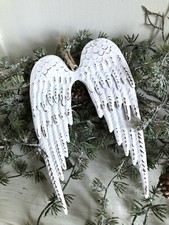 Großer Engelflügel Engelsflügel Flügel, Shabby Weiß Brocante, Baumschmuck