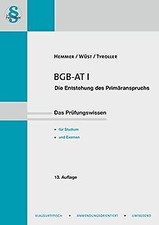 Skript BGB AT I von Karl-Edmund Hemmer, Achim Wüst | Buch | Zustand gut