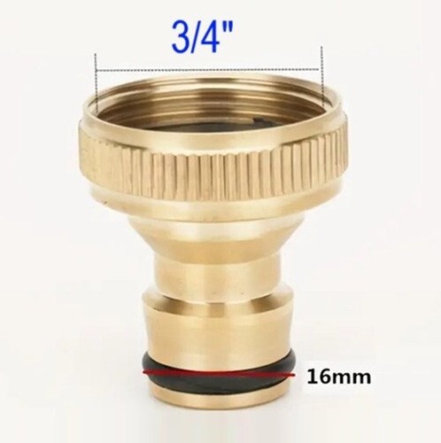 Fitting weiblich messing - 3/4",