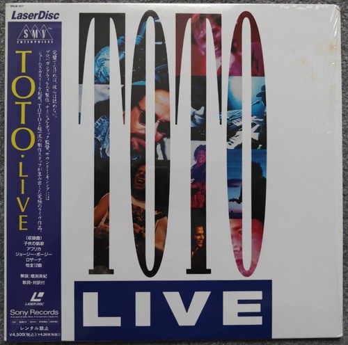 Laserdisc toto live in - laserdisc,