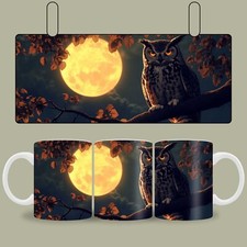 Kaffeetasse Eule und Vollmond