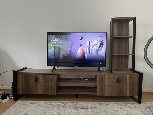 Lowboard 185 holzoptik - tv-lowboard,