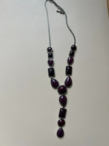 Amethyst halskette 35 cm - amethyst, 35 cm