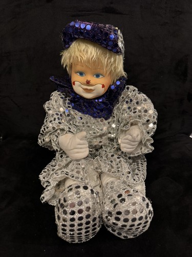 Vintage puppe clown - vintage,
