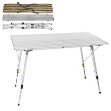 EUGAD Alu Campingtisch Klapptisch Falttisch mit Tragetasche höhenverstellbar