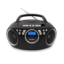 Karcher RR 5042-B tragbares CD Radio Boombox CD-Player Kassettendeck UKW Radio