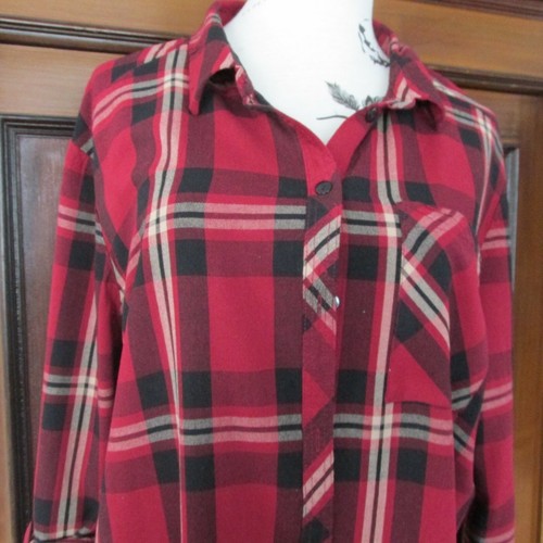 Lange bluse rot - lange, kleid)