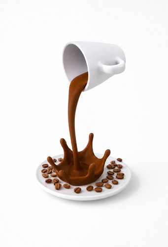 Kaffeetasse schwebende tasse - schwebende,