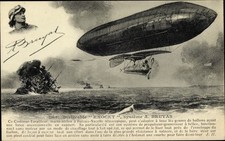 Künstler Ak Dirigeable Exocet, Systeme A. Bruyas, Zeppelin,... - 3841390