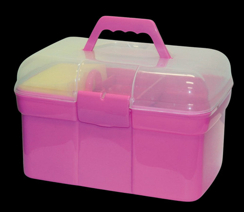 Putzbox befüllt rosa für - putzbox,