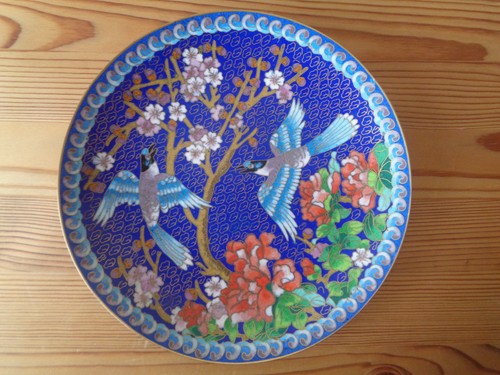 Cloisonne teller massiv - ,