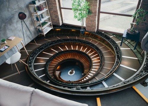 Wendeltreppe 1970na - 3d,