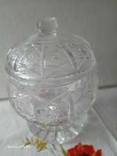 Bleikristall Bonboniere. Hand