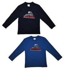 Zintgraf Jungen Langarmshirt Dampflok Lok Eisenbahn Stickerei LA22