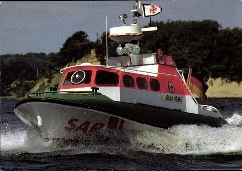 Seenotrettungsboot wilhelm - ak,