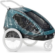 hauck Regenschutz DrykDuo Fahrrad Buggy Raincover Transparent BelueftetPlus