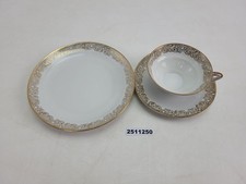 Sammeltasse Unger & Schilde Porzellan Weiß Gold 60er Jahre Geschirr #2511250