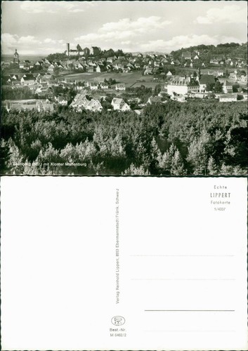 Ansichtskarte abenberg stadt - ansichtskarte,