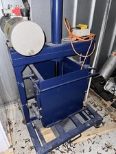 Hydraulik Kompakte Papierpresse 750w Husmann GP50 230v Voll Funktionsfähig