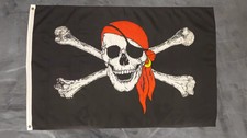 Fahne Flagge Pirat - Totenkopf