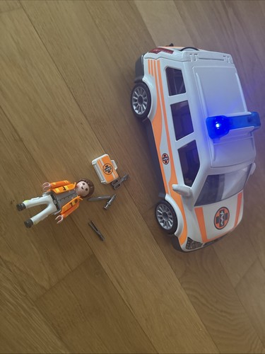 Playmobil notarztwagen mit - notarztwagen,