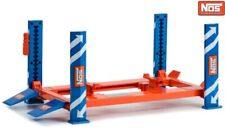 Hebebühne / Four-Post-Lifter - NOS  - blue / orange - Greenlight 1:18