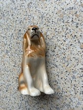 Vintage Royal Dux Porzellan Bohème Golden Retriever Hund Figur