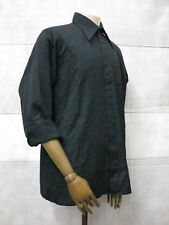 permaflott DDR Herrenhemd Hemd 41N schwarz 70er TRUE VINTAGE 70s shirt black