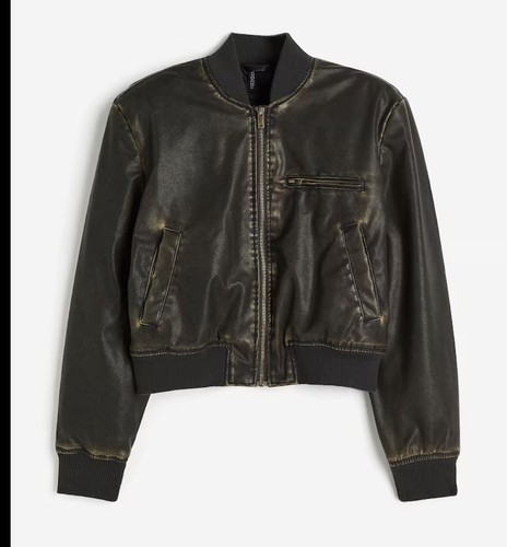 Pilotenjacke kunstlederjacke - pilotenjacke,