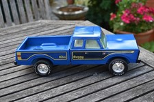 Vintage Nylint Ford Extended Cab Pickup Truck blau Fahrrad Buggy Pressstahl -