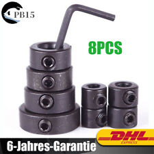 8PCS Tiefenanschlag 3-16mm Bohrtiefe Stop Bohrer Tiefenbegrenzer Tiefenstop DE