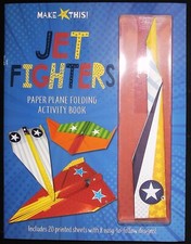 Jet Fighters Paper Plane Folding Activity Book NEW Make This! 8 easy designs