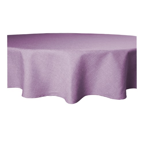 Tischdecke rund leinenoptik - tischdecke,