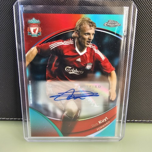Topps dirk kuyt auto liverpool - kuyt,