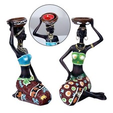 2x Afrikanische Figuren