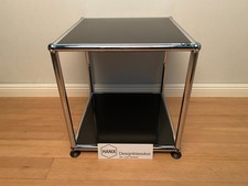 #3 USM Haller Beistelltisch Würfel 35x35x35 graphitschwarz RAL9011 mit MwSt