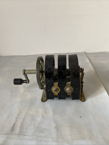 Vintage telefon magneto - vintage,