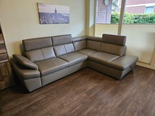 Ledersofa mit Schlaffunktion