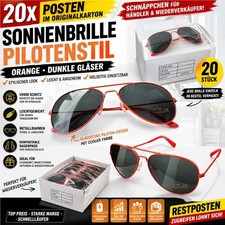 20x Sonnenbrille orange