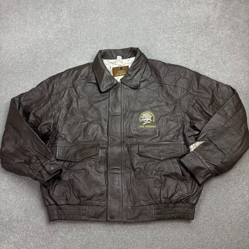 Leder fliegerjacke erwachsene - leder,