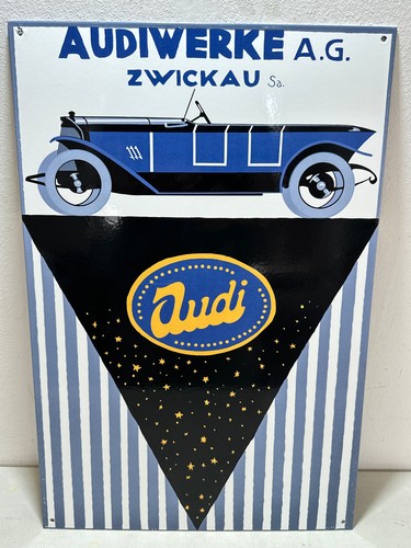 Emailschild audi audiwerke - emailschild,