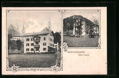 Ansichtskarte berchtesgaden - ansichtskarte,
