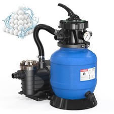 Sandfilteranlage mit Pumpe